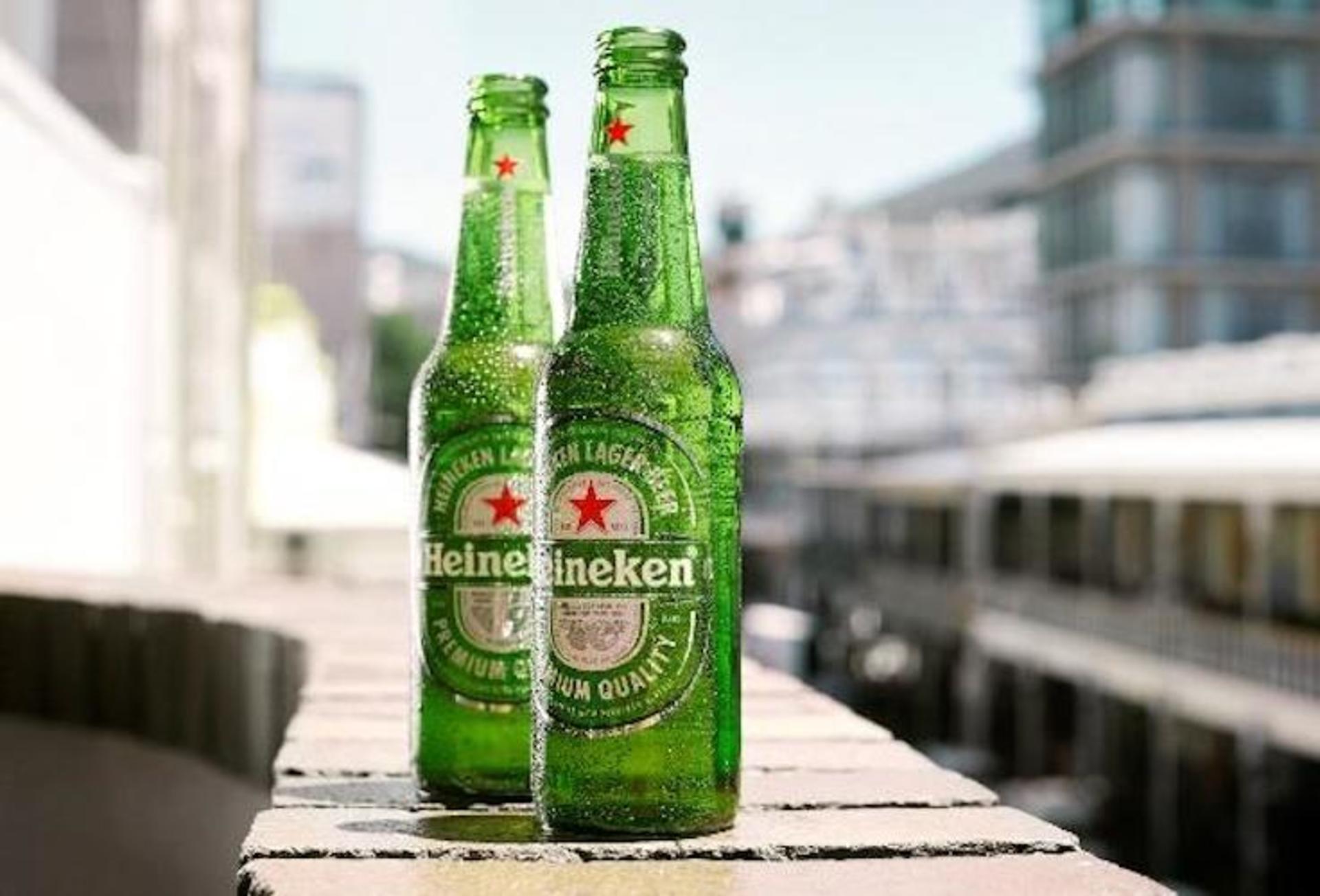 Enjoying your favourite Heineken!  example photo