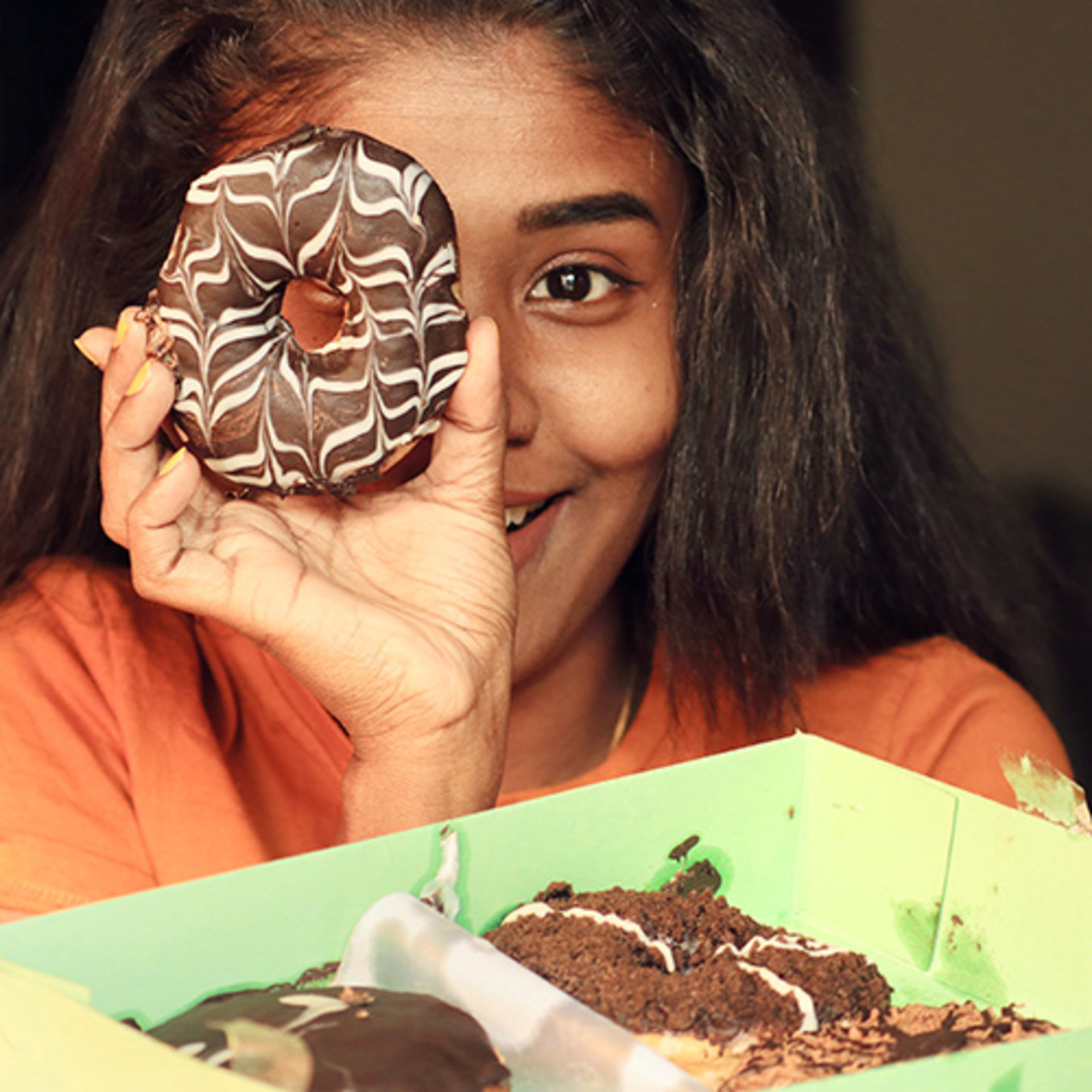 Chocolate Doesn't Cause Acne, You Know? 🍫😎  example photo