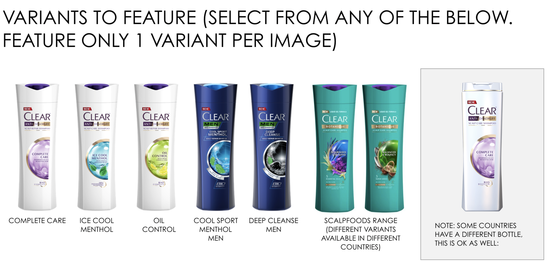 Show your Clear Shampoo example photo