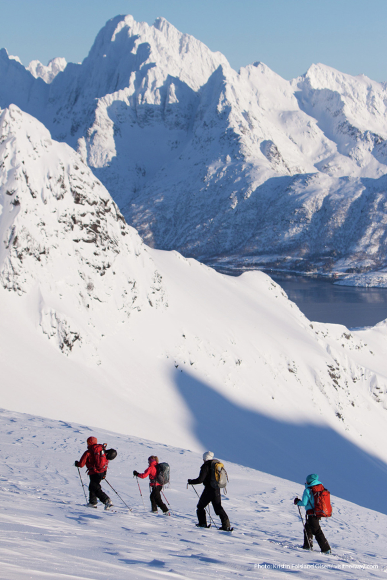 Skiing in Norway example photo