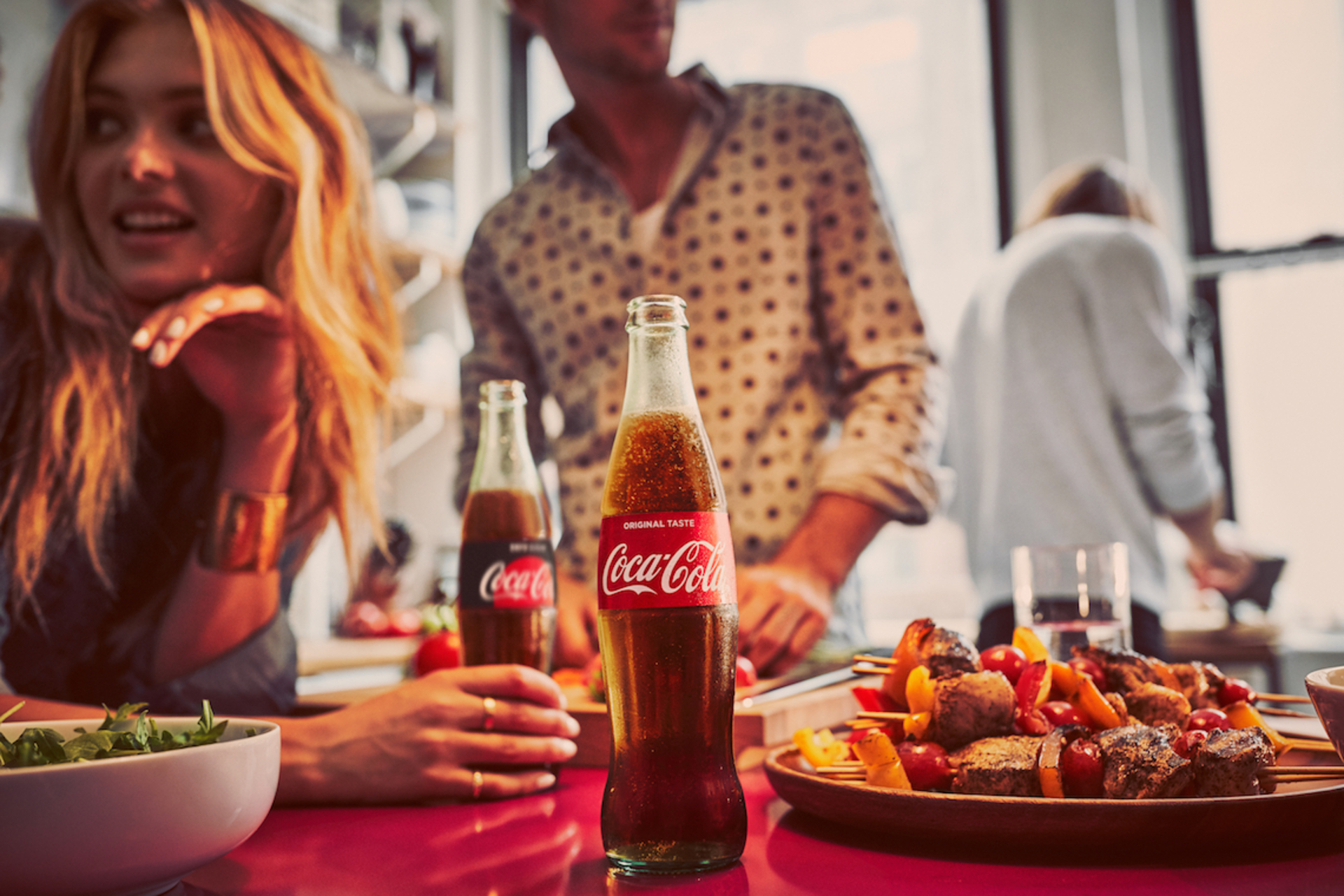 Enjoying the game with Coca-Cola! example photo