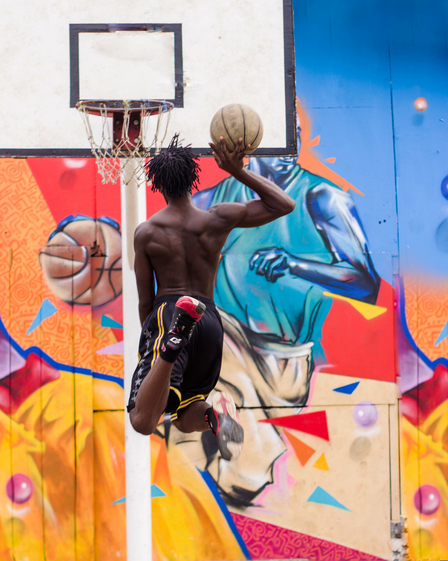 How do you shoot your hoops example photo