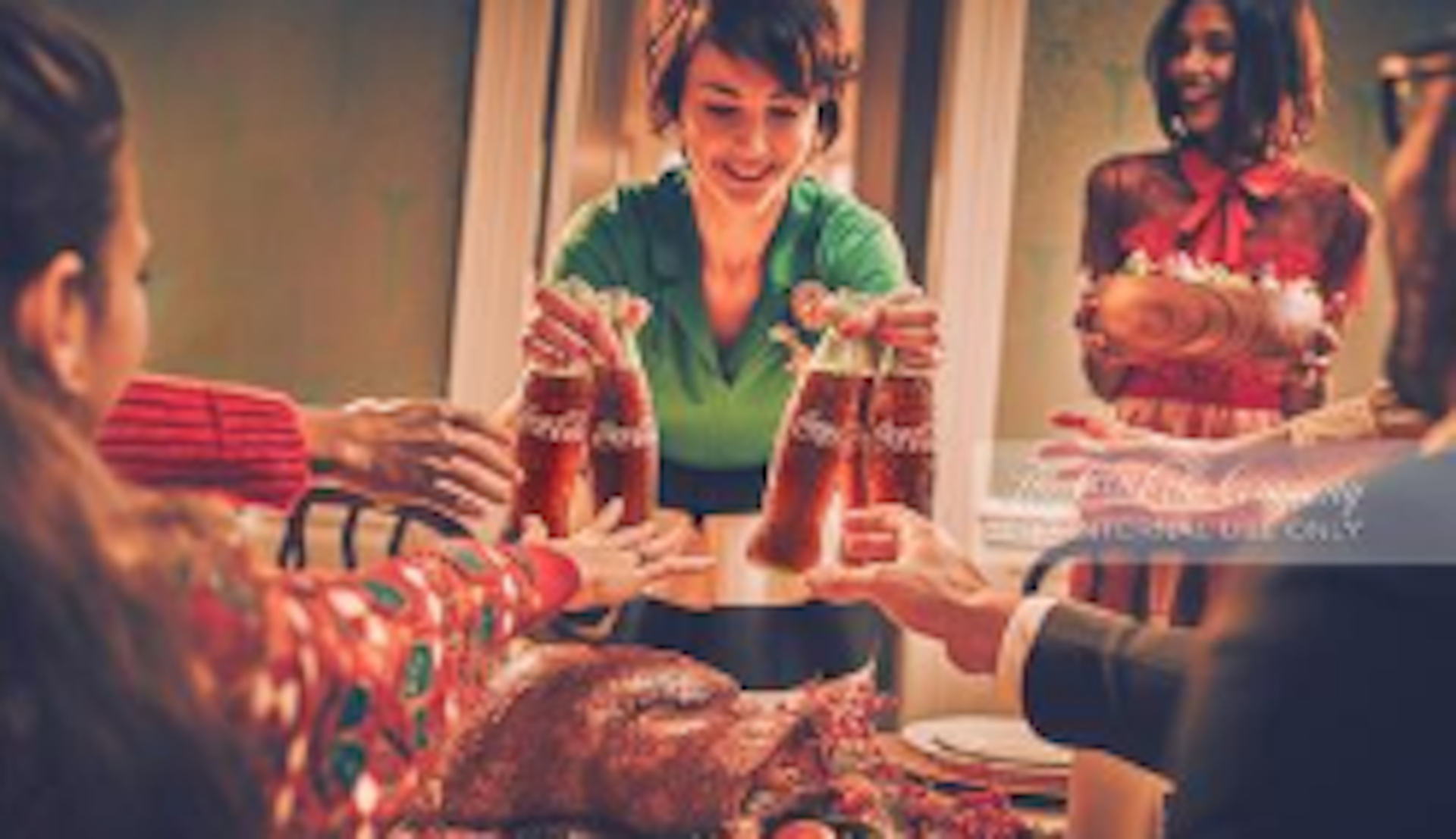 Christmas and Coke example photo